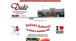 Desktop Screenshot of dicksfoodmarket.com